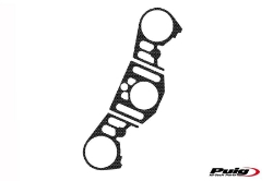 Afbeeldingen van Kroonplaatcover carbon look Puig voor Yamaha YZF-R1 '12-'14