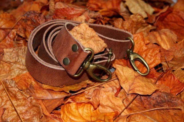 Afbeeldingen van Legacy lederen bruine draagriem voor tassen Hepco&Becker