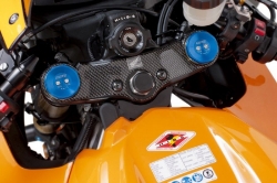 Afbeeldingen van Kroonplaatcover carbon look Puig voor Kawasaki Z750/R/S// Z1000 '03-'09