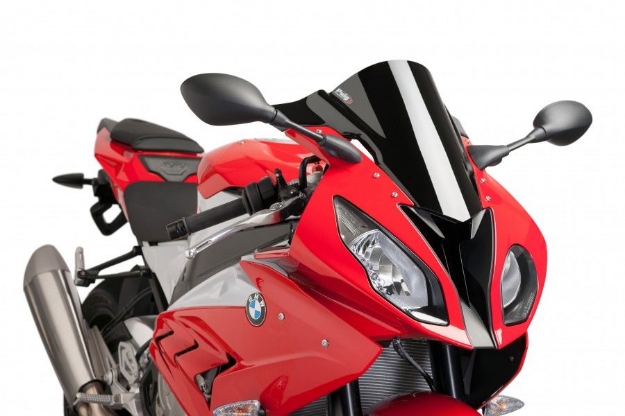 Afbeeldingen van Vervangingsruit jetstream Puig BMW S1000RR '15-18 - zwart