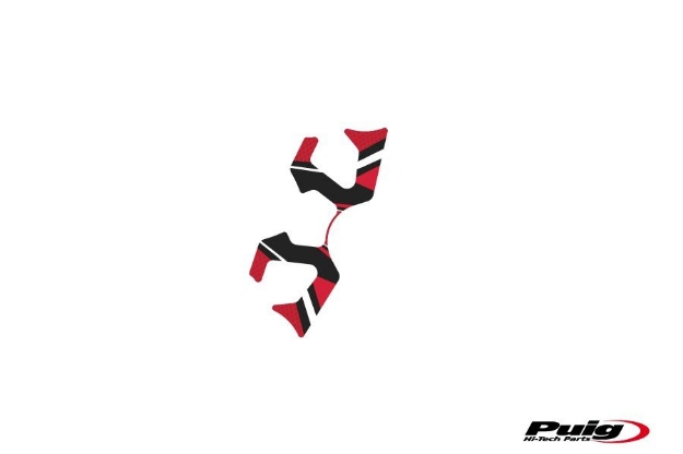 Afbeeldingen van Kroonplaatcover model Radikal voor Yamaha YZF-R125 '14--Rood