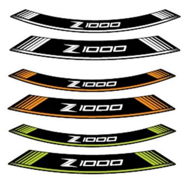 Afbeeldingen van Velglint Puig met logo Kawasaki Z1000