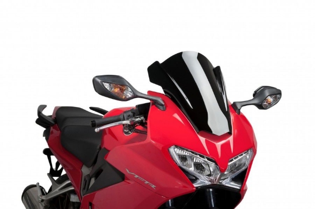 Afbeeldingen van Vervangingsruit Puig Jetstream Honda VFR800 V-TEC ABS '14--zwart