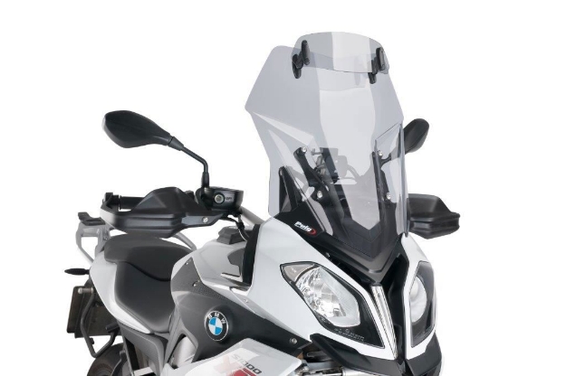 Afbeeldingen van Vervangingsruit touring met opzetruitje licht getint Puig BMW S1000XR '15-19