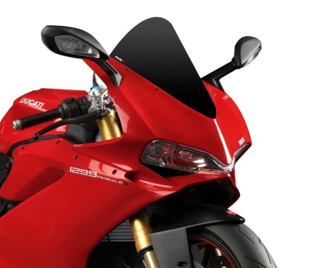Afbeeldingen van Vervangingsruit Puig Jetstream Ducati 959 / 1299 Panigale-Zwart