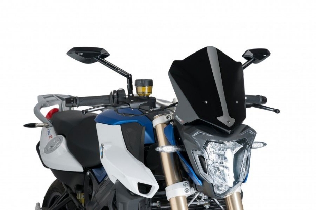Afbeeldingen van Vervangingsruit naked bike SPORT Puig BMW F800R '15- -zwart