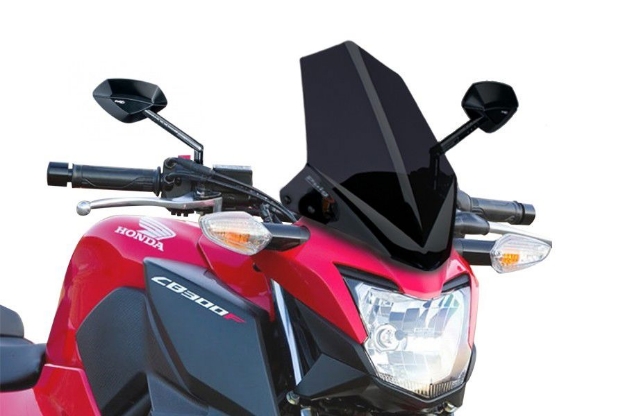 Afbeeldingen van Vervangingsruit naked bike Puig Honda CB300F '15--donker getint