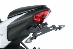 Afbeeldingen van Kentekenplaathouder zwart Puig Kawasaki Z250SL / Ninja 250SL '15-'16