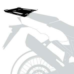 Afbeeldingen van Topdragerverbreder zwart Hepco&Becker Triumph Tiger 900 Rally / GT / PRO '20-23