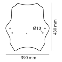 Afbeeldingen van Windscherm model bat transparant Puig (8088)