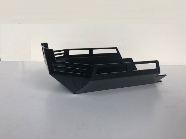 Afbeeldingen van Carterplaat zwart Aluminium Hepco&Becker Suzuki DL650 '12-'16