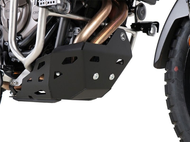 Afbeeldingen van Carterplaat zwart aluminium Hepco&Becker Yamaha XT700Z Tenere '19-20