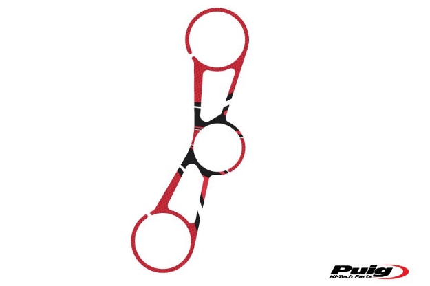 Afbeeldingen van Kroonplaatcover model Radikal BMW S1000RR ’15-‘18 -rood