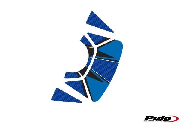 Afbeeldingen van Kroonplaatcover model Radikal voor BMW S1000XR '15--Blauw