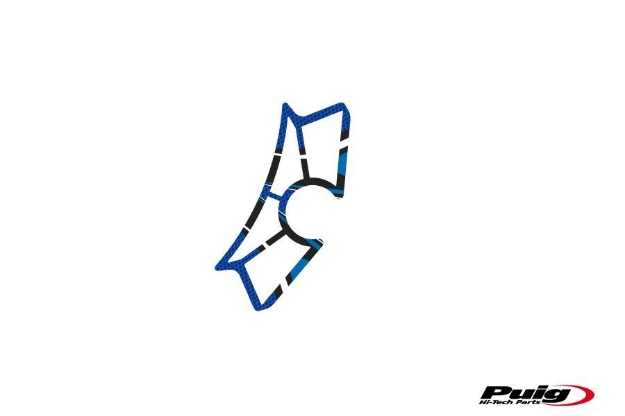 Afbeeldingen van Kroonplaatcover model Radikal voor Yamaha YZF-R3 '15--Blauw