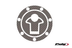 Afbeeldingen van Tankdopcover X-TREME Puig carbon look voor KTM 125 Duke '11-/ 390 Duke '13-// RC125/390 '14-