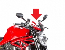 Afbeeldingen van Vervangingsruit naked bike Puig Ducati Monster 1200/ S/ R '16-/ Monster 797 '17-