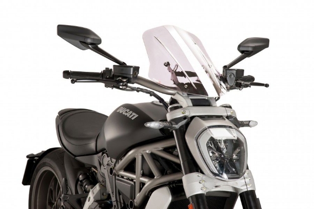 Afbeeldingen van Vervangingsruit naked bike touring Puig Ducati X Diavel '16--transparant