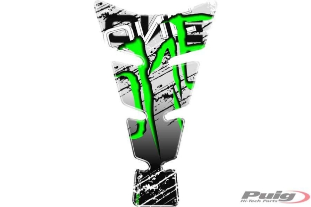 Afbeeldingen van Tankpad Spirit II Puig groen universeel