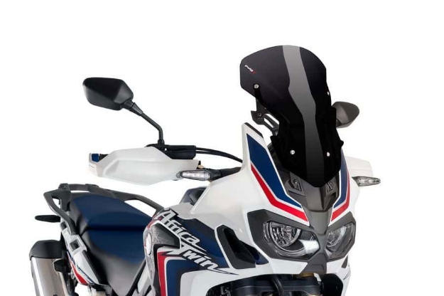 Afbeeldingen van Vervangingsruit Jetstream Puig Honda CRF1000 Africa Twin '16- + Verhogingsset-zwart