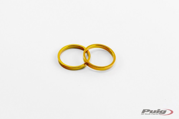 Afbeeldingen van Losse goude ring voor trillingsdempers Puig model SHORT WITH RING (set van 2 stuks)