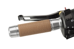 Afbeeldingen van Handvatten Puig HI-TECH Vintage (119mm)-Zilver