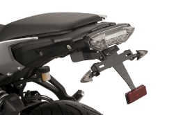 Afbeeldingen van Kentekenplaathouder zwart Puig Yamaha MT-07 Tracer / Tracer 7