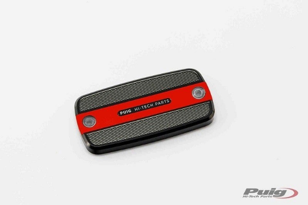 Afbeeldingen van Remvloeistofreservoircover diverse Honda modellen Puig-Rood