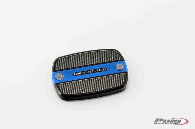 Afbeeldingen van Remvloeistofreservoircover Yamaha T-Max 500 '08-'11/ T-Max 530 '12-'16 Puig-Blauw