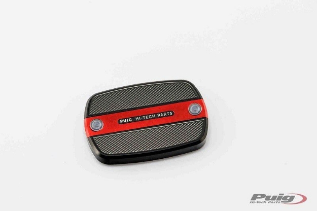 Afbeeldingen van Remvloeistofreservoircover Yamaha T-Max 500 '08-'11/ T-Max 530 '12-'16 Puig-Rood