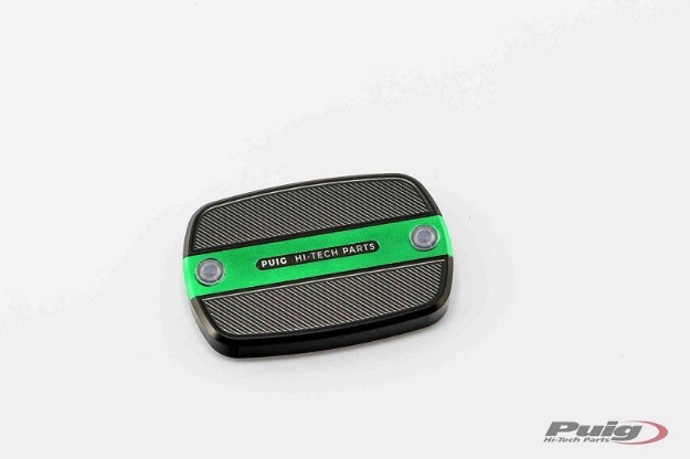 Afbeeldingen van Remvloeistofreservoircover Yamaha T-Max 500 '08-'11/ T-Max 530 '12-'16 Puig-Groen