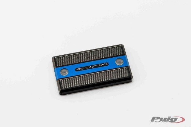 Afbeeldingen van Remvloeistofreservoircover diverse Suzuki modellen Puig-Blauw