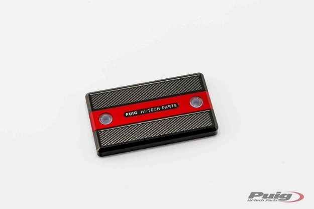 Afbeeldingen van Remvloeistofreservoircover diverse Suzuki modellen Puig-Rood