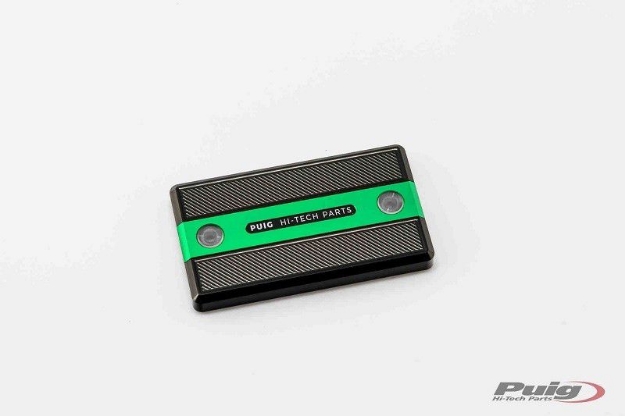 Afbeeldingen van Remvloeistofreservoircover diverse Suzuki modellen Puig-Groen