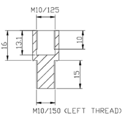 Afbeeldingen van Stuurspiegel adapter Puig rechts