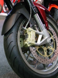 Afbeeldingen van Voorspatbord verlenger zwart Puig Aprilia Caponord 1200 Rally / Moto Guzzi V85TT