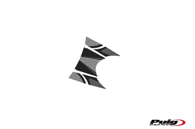 Afbeeldingen van Kroonplaatcover model Radikal voor Kawasaki Ninja 650/ Z650 '17--Grijs