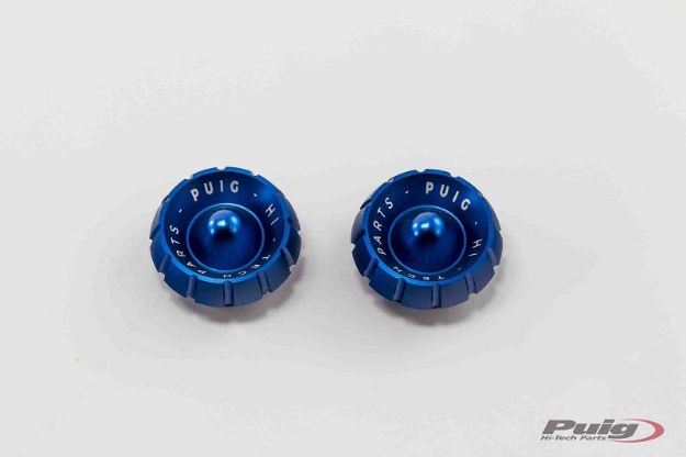 Afbeeldingen van End caps voor Thruster trillingsdempers van Puig blauw