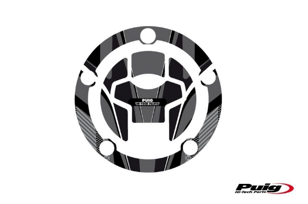 Afbeeldingen van Tankdopcover Radikal Puig voor Suzuki DL250/DL650/DL1000 V-Strom '17--Grijs