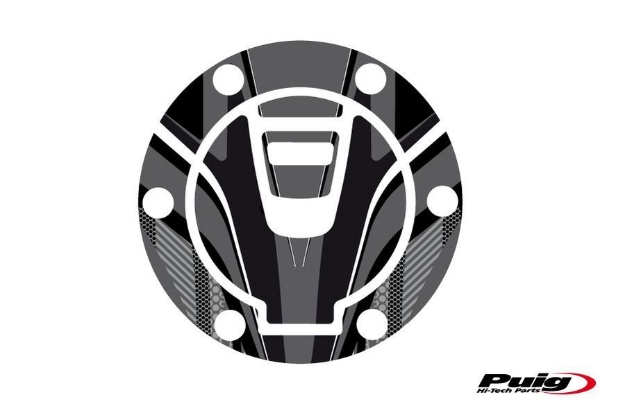 Afbeeldingen van Tankdopcover Radikal Puig voor KTM 1290 Super Adventure R/S/T '17--Grijs