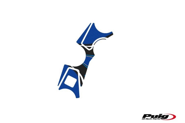 Afbeeldingen van Kroonplaatcover model Radikal voor Suzuki GSX-R1000/R '17--Blauw