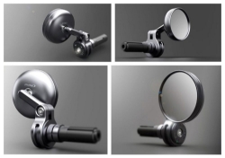 Afbeeldingen van Stuureind spiegel model Tracker zwart Puig (per stuk)