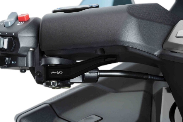 Afbeeldingen van Handremhendel aluminium Puig Kymco AK550 '17--Zwart