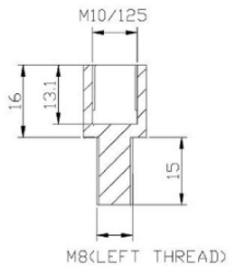 Afbeeldingen van Stuurspiegel adapter Puig rechts