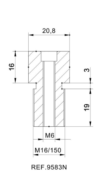 Afbeeldingen van Stuureind adapter Puig links/rechts diverse Yamaha modellen