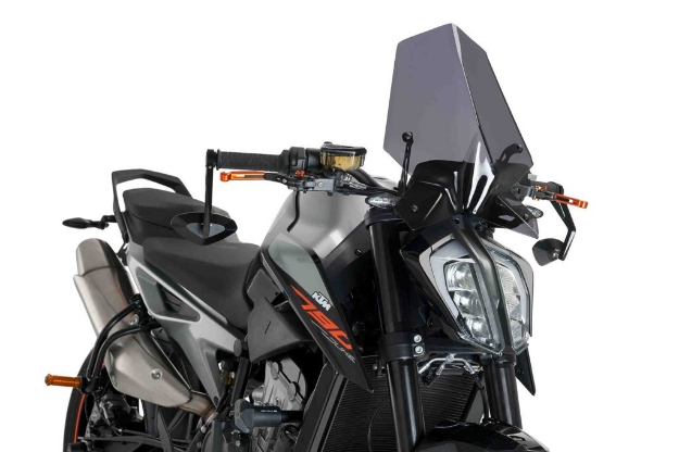 Afbeeldingen van Vervangingsruit naked bike Sport Puig KTM 790 Duke '18--donker getint