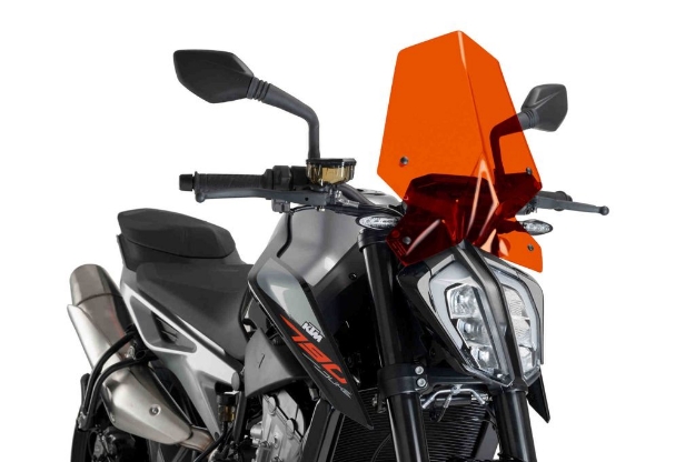 Afbeeldingen van Vervangingsruit naked bike Sport Puig KTM 790/890 Duke '18--Oranje