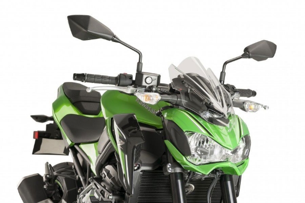 Afbeeldingen van Vervangingsruit naked bike Sport Puig Kawasaki Z900 '17--transparant