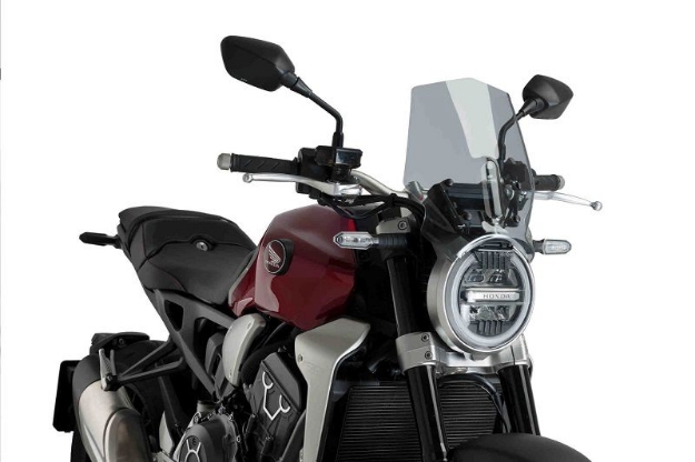 Afbeeldingen van Vervangingsruit naked bike Puig Honda CB650R/1000R Neo Sports Cafe '18--licht getint