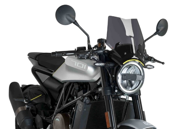 Afbeeldingen van Vervangingsruit naked bike Husqvarna Vitpilen 701 '17-'18-donker getint
